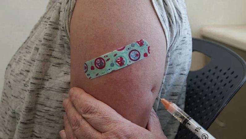 Aplicação de vacina contra o sarampo em 2019, em Provo, Utah (EUA). Foto: GEORGE FREY/GETTY IMAGES NORTH AMERICA/AFP