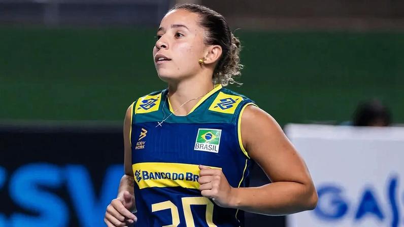 Lelê pela Seleção Brasileira de base (Foto: Reprodução/ Instagram)