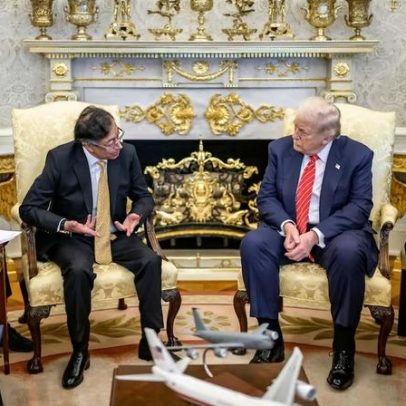 Trump e Petro encerram reunião na Casa Branca para reparar relação bilateral