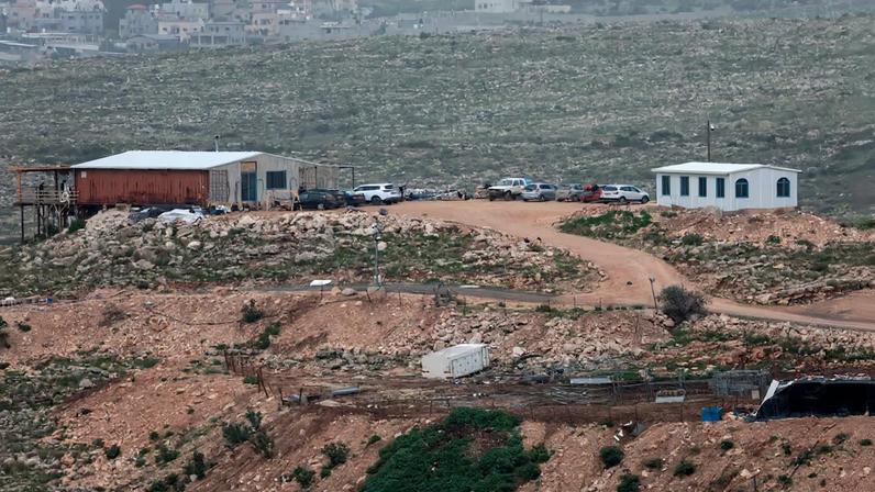 New settlement near the town of Shuqba, near Ramallah in the Israeli-occupied West Bank