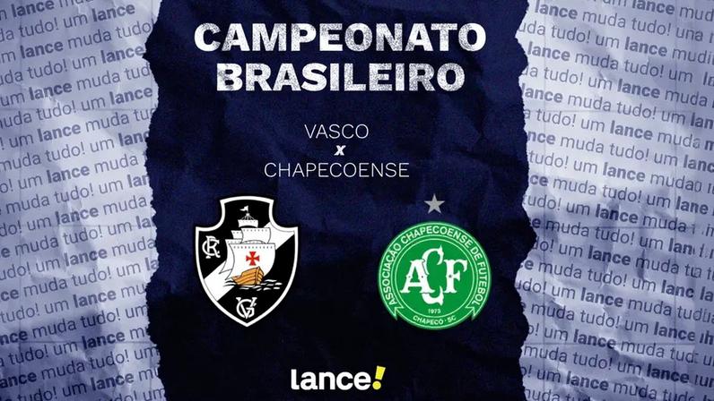 Vasco x Chapecoense: onde assistir e prováveis escalações pelo Brasileirão