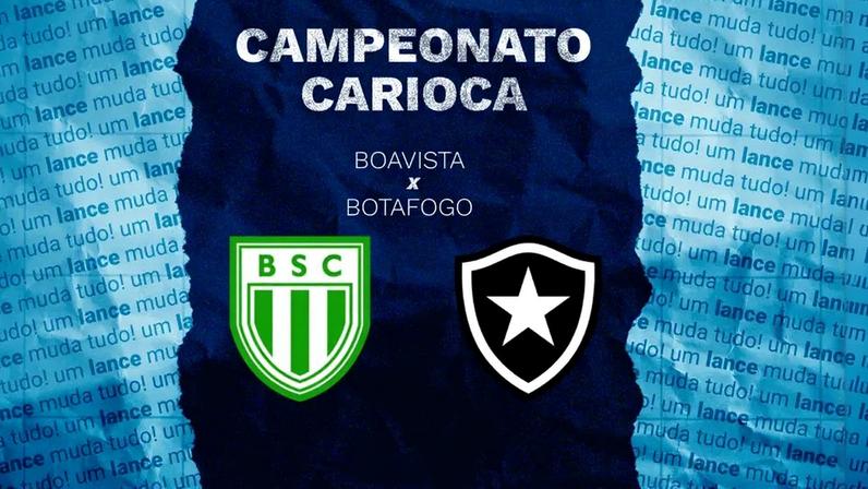 Boavista x Botafogo pela Taça Rio: horários e prováveis escalações