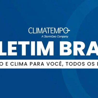 Previsão Brasil: temporais e volumes de chuva no Sul, Sudeste e Centro-Oeste
