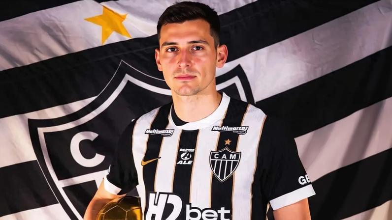 Tomás perez anunciado oficialmente (Foto: Pedro Souza / Atlético)