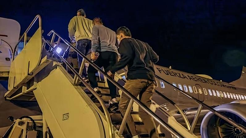 Migrantes deportados en California, en enero