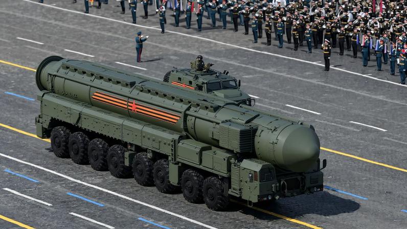 Russia's Yars intercontinental ballistic missile system unit drives in Red Square during a military parade on Victory Day, marking the 80th anniversary of the victory over Nazi Germany in World War Two, in central Moscow, Russia, May 9, 2025. Maxim Bogodvid/Host agency RIA Novosti/Handout via REUTERS