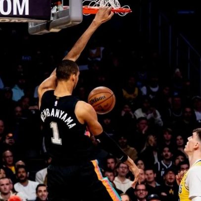 Spurs derrotam Lakers com desempenho de Victor Wembanyama