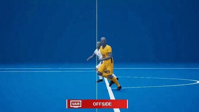 Tecnologia do impedimento semiautomático faz uso de IA (Foto: Divulgação/FIFA)