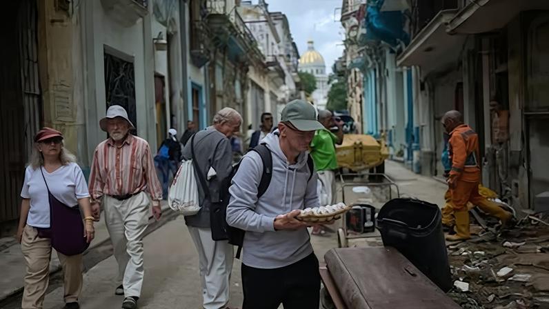 Calles de La Habana, el 7 de febrero.