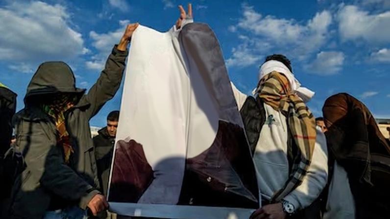 Partidarios de Abdullah Öcalan, este viernes en Diyarbakir, en Turquía.