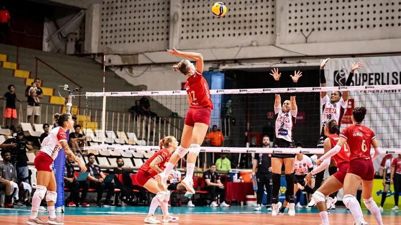 Tijuca x Sesi Bauru no returno da Superliga Feminina 25/26 (Foto: Thiago Mendes)