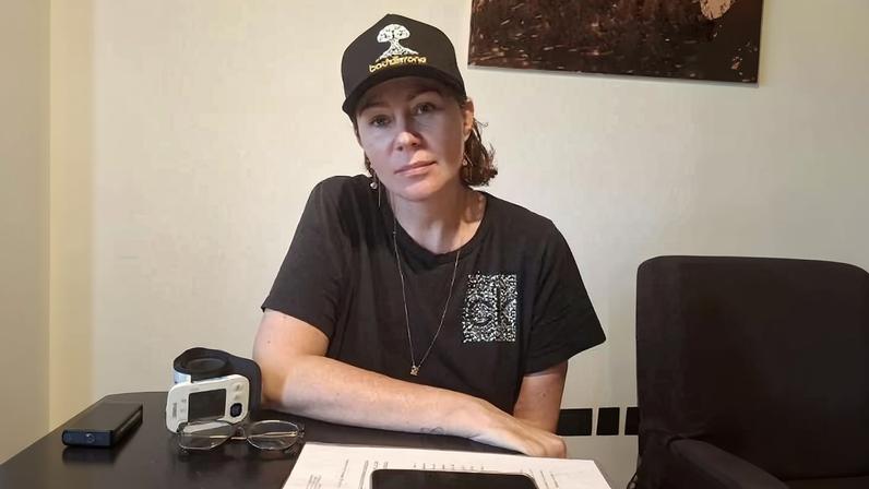 Carla Zambelli, em um apartamento em Roma, momentos antes de ser presa em julho