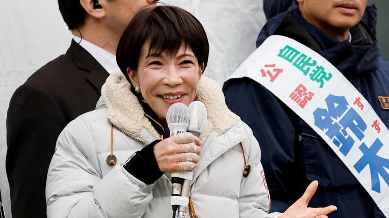 A primeira-ministra do Japão, Sanae Takaichi