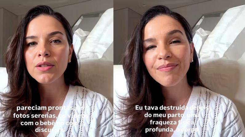 Mariana Rios planejou ficar serena após parto, mas ficou destruída