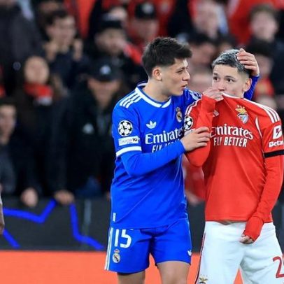 UEFA abre investigação por racismo envolvendo Vini Jr. em Benfica x Real Madrid