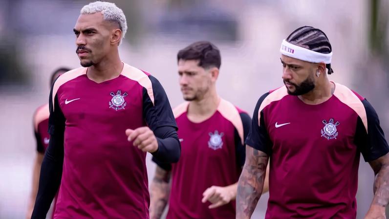 Corinthians encerrou preparação para encarar o Palmeiras (Foto: Rodrigo Coca/Agência Corinthians)
