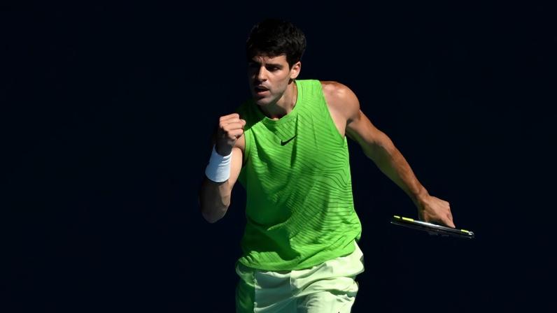 Alcaraz é o 5º com maior percentual de vitórias em Grand Slams