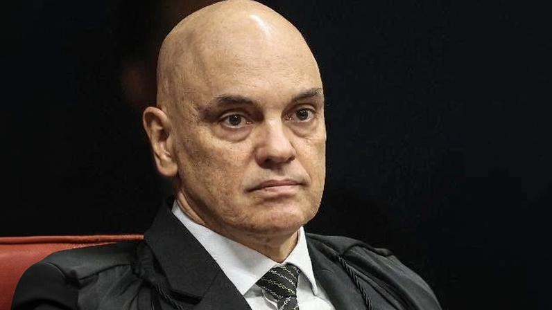 Alexandre de Moraes durante a fase final do julgamento do ex-presidente Jair Bolsonaro