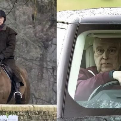 Ex-príncipe Andrew faz última cavalgada em Windsor antes de deixar o palácio