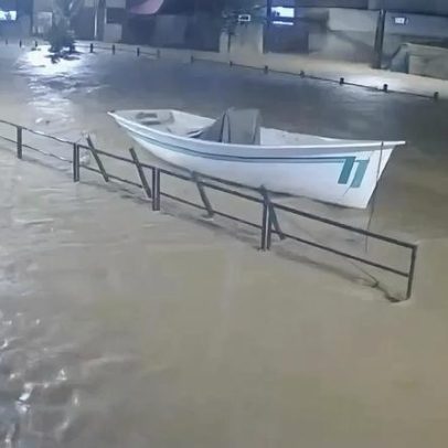 Chuvas no Sudeste deixam ao menos uma morte no litoral fluminense