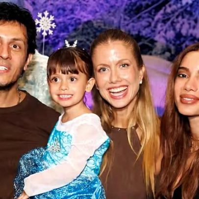 Anitta participa da festa de 3 anos da afilhada Ava, de Gabriela Prioli