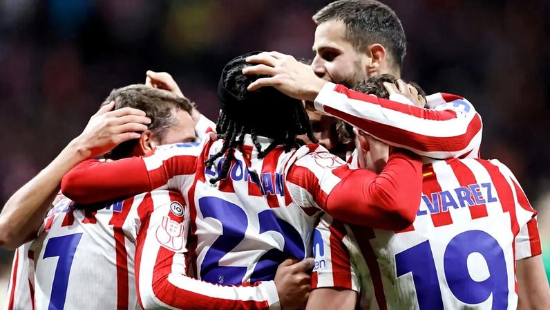 Atlético de Madrid goleou o Barcelona por 4 a 0 pelo jogo de ida da semifinal da Copa do Rei (Foto: Oscar DEL POZO / AFP)