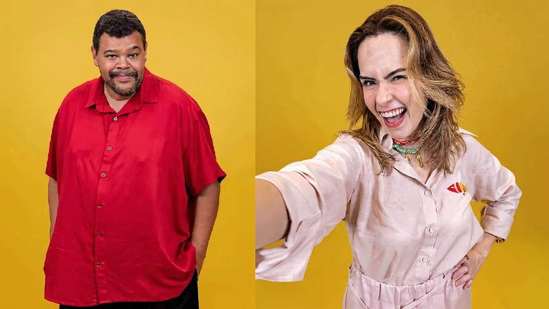 Babu Santana e Ana Paula Renault — Foto: Globo/ Manoella Mello
