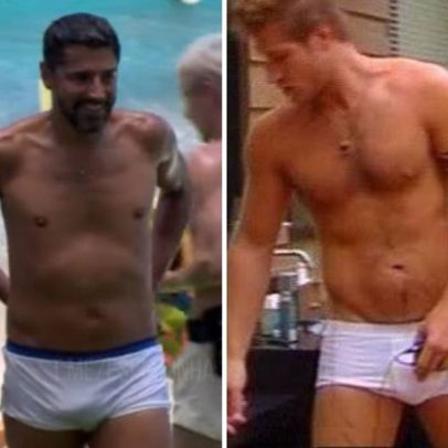 BBB 26: Alberto Cowboy usa sunga branca; internautas lembram briga icônica