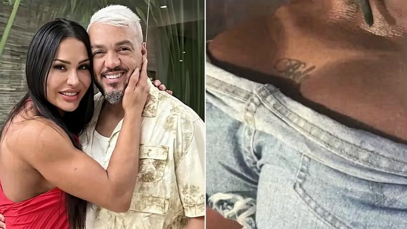 Gracyanne Barbosa iniciou remoção de tatuagem íntima com nome de Belo; entenda como funciona o procedimento — Foto: Reprodução/Instagram