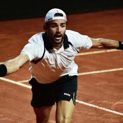 Chuva muda bastante as condições das quadras, diz Berrettini