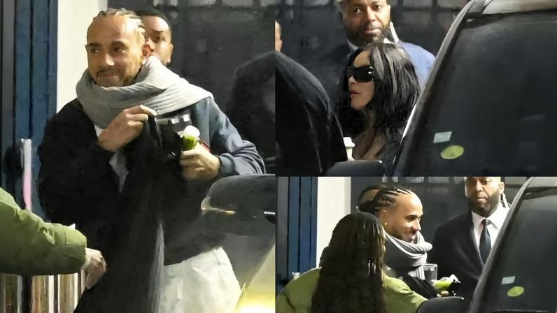 Kim Kardashian e Lewis Hamilton chegam juntos ao hotel em Paris