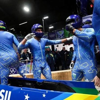 Brasil supera recorde, termina em 19º no bobsled 4-man