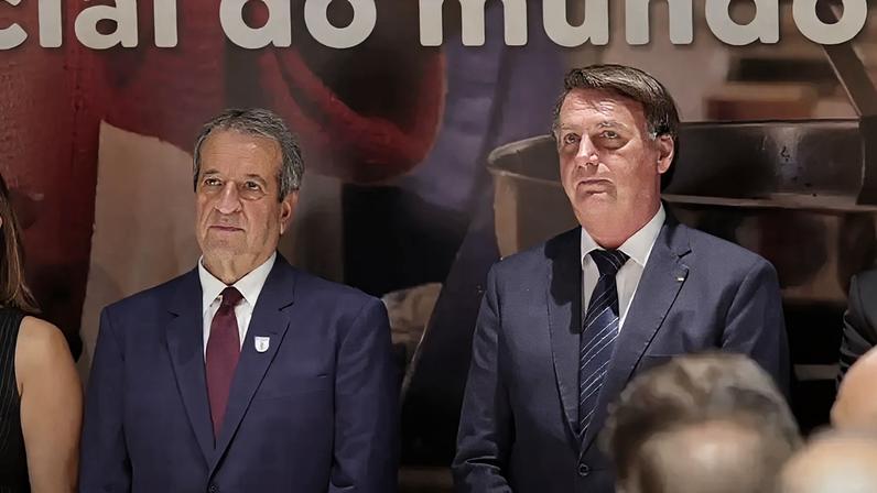 Valdemar Costa Neto e Bolsonaro — Foto: Reprodução/Youtube/PL