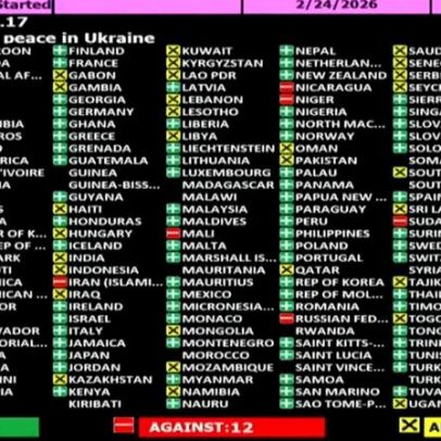 Brasil e EUA se abstêm em votação da ONU sobre paz duradoura na Ucrânia