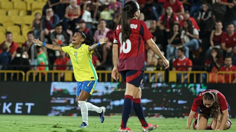 Tainá Maranhão faz seu primeiro gol pela seleção feminina