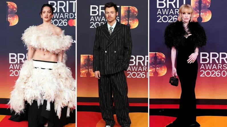 Tapete vermelho dos Brit Awards 2026: confira os looks das celebridades