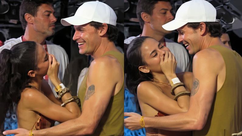 Bruna Marqueine viralizam em trio de Ivete Sangalo em Salvador