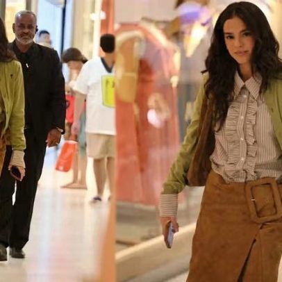 Bruna Marquezine passeia no Rio com look grifado de R$ 16,8 mil
