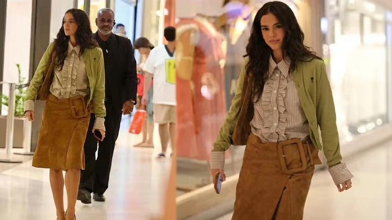 Bruna Marquezine em shopping do Rio — Foto: Thiago Martins/ Agnews