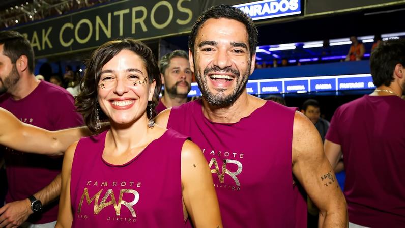 Caio Blat faz primeira aparição pública com nova namorada