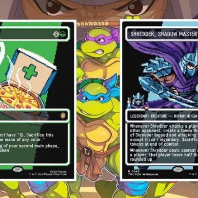 Cartas das Tartarugas Ninja em Magic: The Gathering ganham vibe de videogame