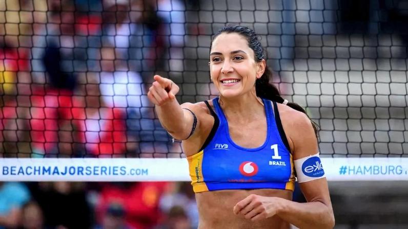 A jogadora de vôlei Carol Solberg. Créditos: Divulgação/CBV