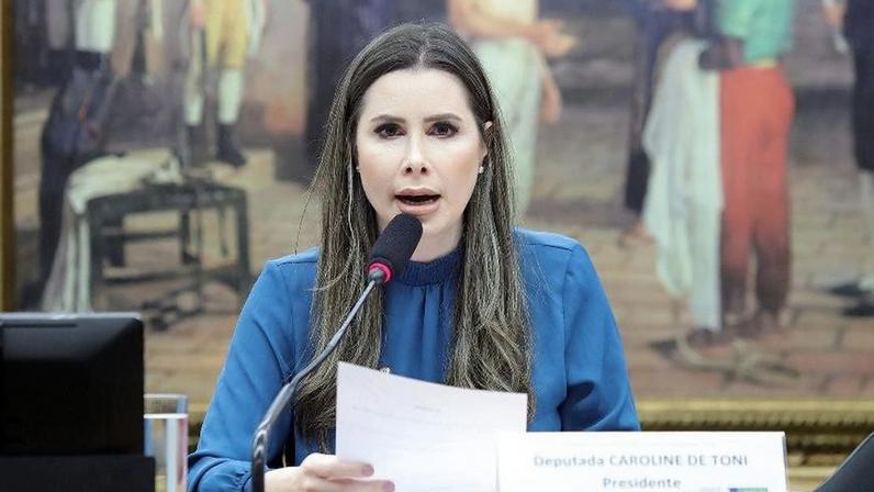 A deputada federal Caroline de Toni (PL-SC)