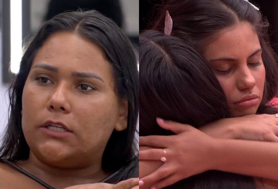 Chaiany e Gabriela são amigas no BBB 26 — Foto: Globoplay
