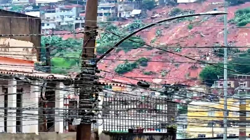 Chuvas causaram diversos estragos em Juiz de Fora – foto: reprodução/Prefeitura de Juiz de Fora - Instagram