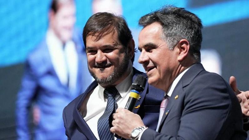 Ciro Nogueira e Antônio Rueda, presidentes do PP e União Brasil