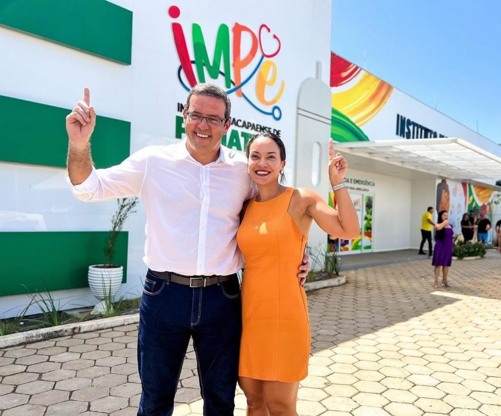 Dr. Furlan é o favorito na disputa pelo governo do Amapá. Rayssa Furlan deve ficar com uma vaga no Senado. Foto: Reprodução/Redes Sociais