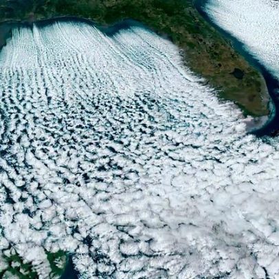 Satélites da NOAA registram frio extremo com detalhes impressionantes