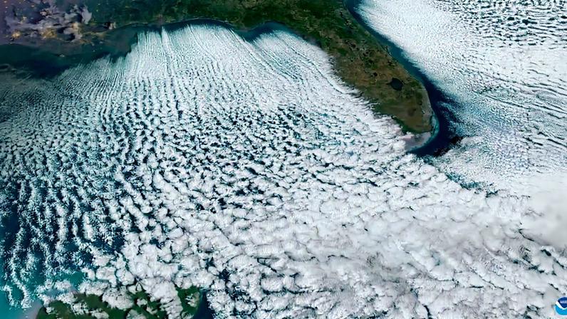 Satélites da NOAA registram frio extremo com detalhes impressionantes