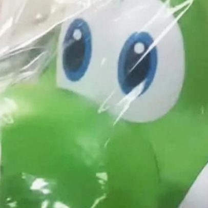 Balde de pipoca do Yoshi em Mario Galaxy parece ter consumido algo inusitado